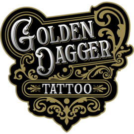 Golden Dagger Tattoo — Logo